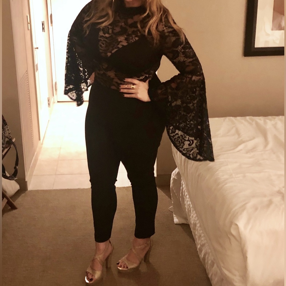 Lace Jumpsuit from Fashion Nova Size 1x